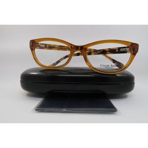 New Designer Inspired Collins Bridge Matheson Crystal Honey Eyeglasses 50mm Case